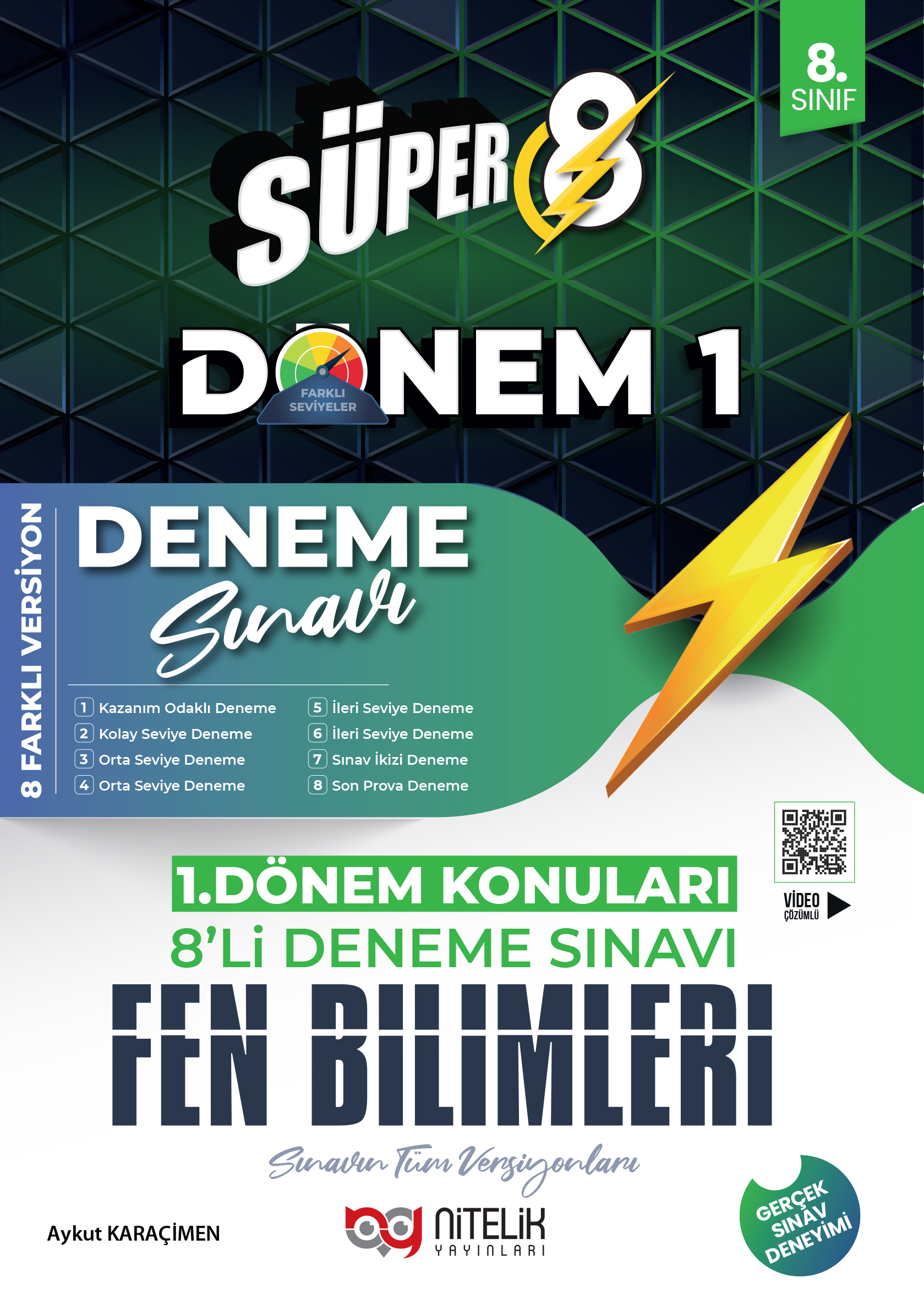 8. Sınıf Süper Dönem-1 8'li Fen Bilimleri Deneme kapak görseli